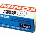 Boîte de film Minox, mino color 3 (Minox)(ACC0587)