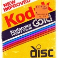 disc : Kodacolor Gold (Kodak)(GDC disc-15)(ACC0795)