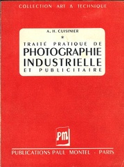 Traité pratique de photographie industrielle et publicitaire(BIB0089)