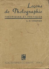 Leçons de photographie (1re éd.)A. H. Cuisinier(BIB0112)