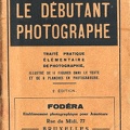 Le débutant photographe (2e éd.)A. Hallut(BIB0242)