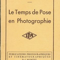Le temps de pose en photographie<br />Émile Genet<br />(BIB0306)