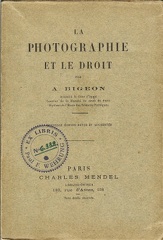 La photographie et le droitA. Bigeon(BIB426)