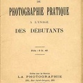 Manuel de photographie pratique à l'usage des débutants(BIB0590)