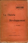 La théorie du développementL. Mathet(BIB0602)