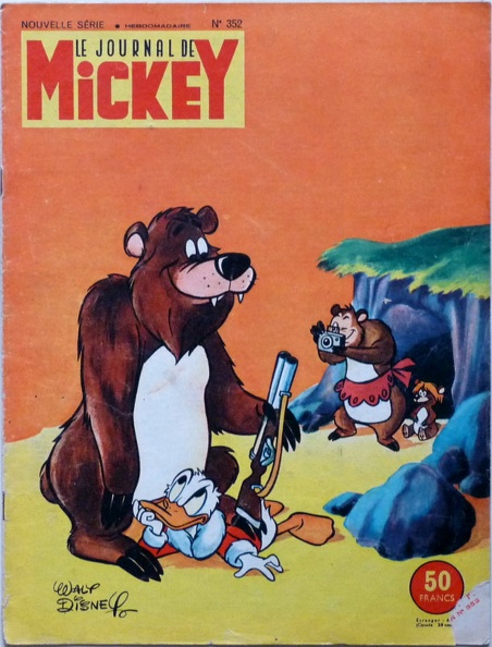 Le journal de Mickey, N° 352, 1959
(Ours photographiant Donald)
BIB0815
-
Date: 22.2.1959
Appareil présenté: box
Commentaires: -
BIB0815_01.jpg