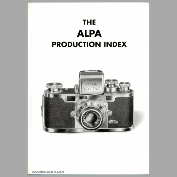 The Alpa production index(BIB0899)