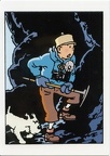 Tintin au Tibet (avec un appareil avec flash autour du cou)(CAP0117)