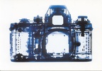 Appareil photo transparent, bleu(CAP0167)