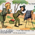 Carte humoristique: Algérien et photographe: « Le Garde Chasse »(CAP0189)