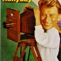 Johnny Hallyday avec une chambre<br />(CAP452)