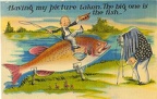 Gros poisson. "Having my picture taken. The big one is the fish"(CAP0467)