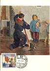 Garçon prenant une fillette en photo(CAP1008)