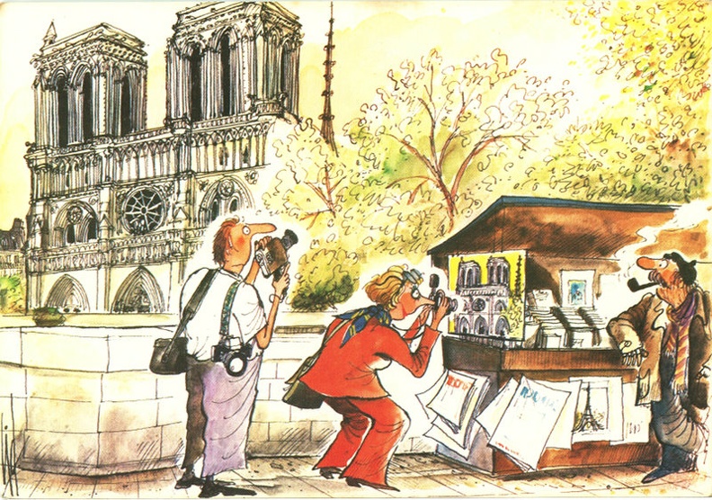 Smiling Paris N° 3 : La Cathédrale de Paris(CAP1609)