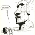 Île de Pâques, dessin de Godard<br />(CAP1679)