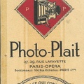 Photo-Plait, juin 1923<br />(CAT0130)