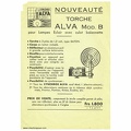 Nouveauté : torche Alva Mod. B (Alva) - 1950<br />(CAT0503)