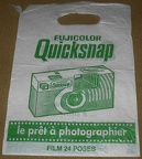 Sac plat : Quicksnap Fujicolor(22 x 30 cm)(GAD0057)