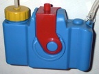 Gourde plastique(bleu, rouge)(GAD0226)