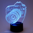 Lampe : appareil photo multicolore(GAD1563)