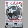 Plaque métallique : « The Kodak Christmas »<br />(GAD1755)