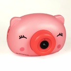 Bubble Camera (cochon)(rose, orange)(GAD1771)
