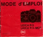 Notice : Leica R3 (Leitz)(MAN0368)