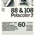Polacolor 2 Type 88 & 108 (Polaroid) - 1975<br />(MAN0533)