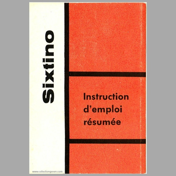 Sixtino (Gossen) - 1960(MAN0654)