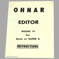 Notice : Visionneuse Super 8 Ohnar<br />(MAN0678)