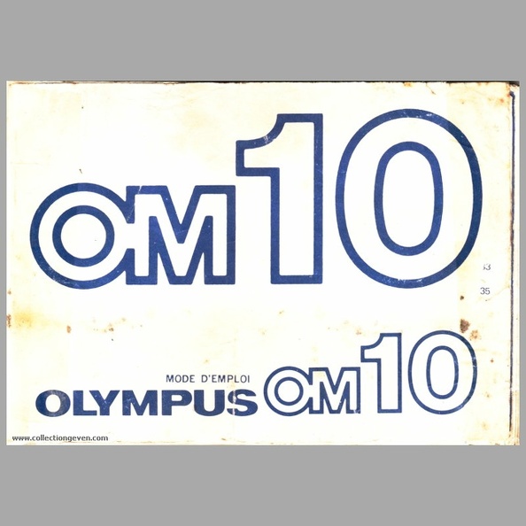 OM10 (Olympus) - 1981(français)(MAN0695)