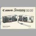 Snappy 50 / 20 (Canon) - 1982<br />(MAN0703)