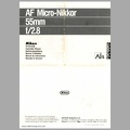 AF Micro-Nikkor 2,8 / 55 (Nikon)<br />(MAN0728)
