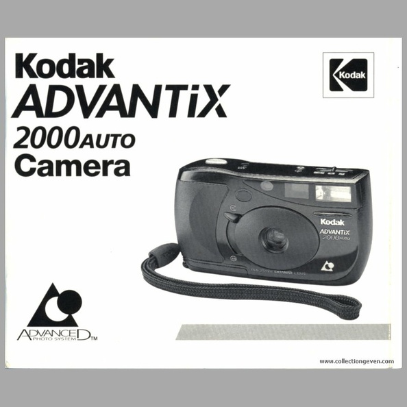 Appareil : Advantix 2000 Auto
Marque : KODAK
Date : - 1995
Pays : États-UnisLangue : en, fr, it, de, es, sv, nl, pt, fi, el
Référence : PT. No. 914 7604
Format : 121 x 101 mmPoids : 33 g
Pages : 80
Pages de la notice :
Appareils de la collection :
Commentaires : -
Liens web : -
N° inventaire : MAN0747_01
MAN0747_01.jpg
