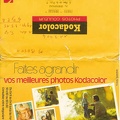 Pochette : Kodacolor(XXX - 167 x 100)(NOT0218)