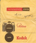 Pochette : Kodak Retina(-)(NOT0231)