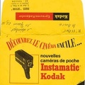 Pochette : Kodak, camera Instamatic(-)(NOT0233)