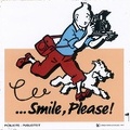 Autocollant : Tintin, Smile, Please!<br />(NOT0235)