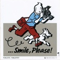 Autocollant : Tintin, Smile, Please!<br />(NOT0236)
