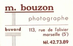 Buvard : M. Bouzon, photographe(NOT0247)