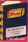 Pochette : H. Chauvin (Kodak)(NOT0348)