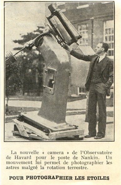 Article : Pour photographier les étoiles - 1932(NOT0418)