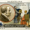 Chromo : Inventeurs, Niépce, Photographie (Nestlé)(NOT0495)