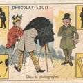 Chromo: Chez le photographe (Chocolat Louit)(NOT0541)