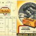 Pochette : Kodak Plus-X(Hauchard, Lens)(NOT0638)