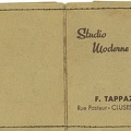 Pochette pour photos d'identité : Studio Moderne<br />(F. Tappaz , 60 x 80)<br />(NOT0658)