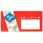 Pochette : Agfa Rollfilm(240 x 120 mm)(NOT0721)