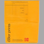 Pochette : Kodak color prints(-, 180 x 115)(NOT0734)