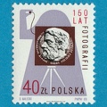 <font color=yellow>_double_</font> 150e anniversaire de la photographie (Pologne) - 1989<br />(PHI0088a)