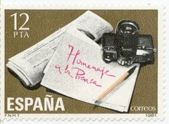 « Homenaje a la prensa » (Espagne) - 1981(PHI0093)